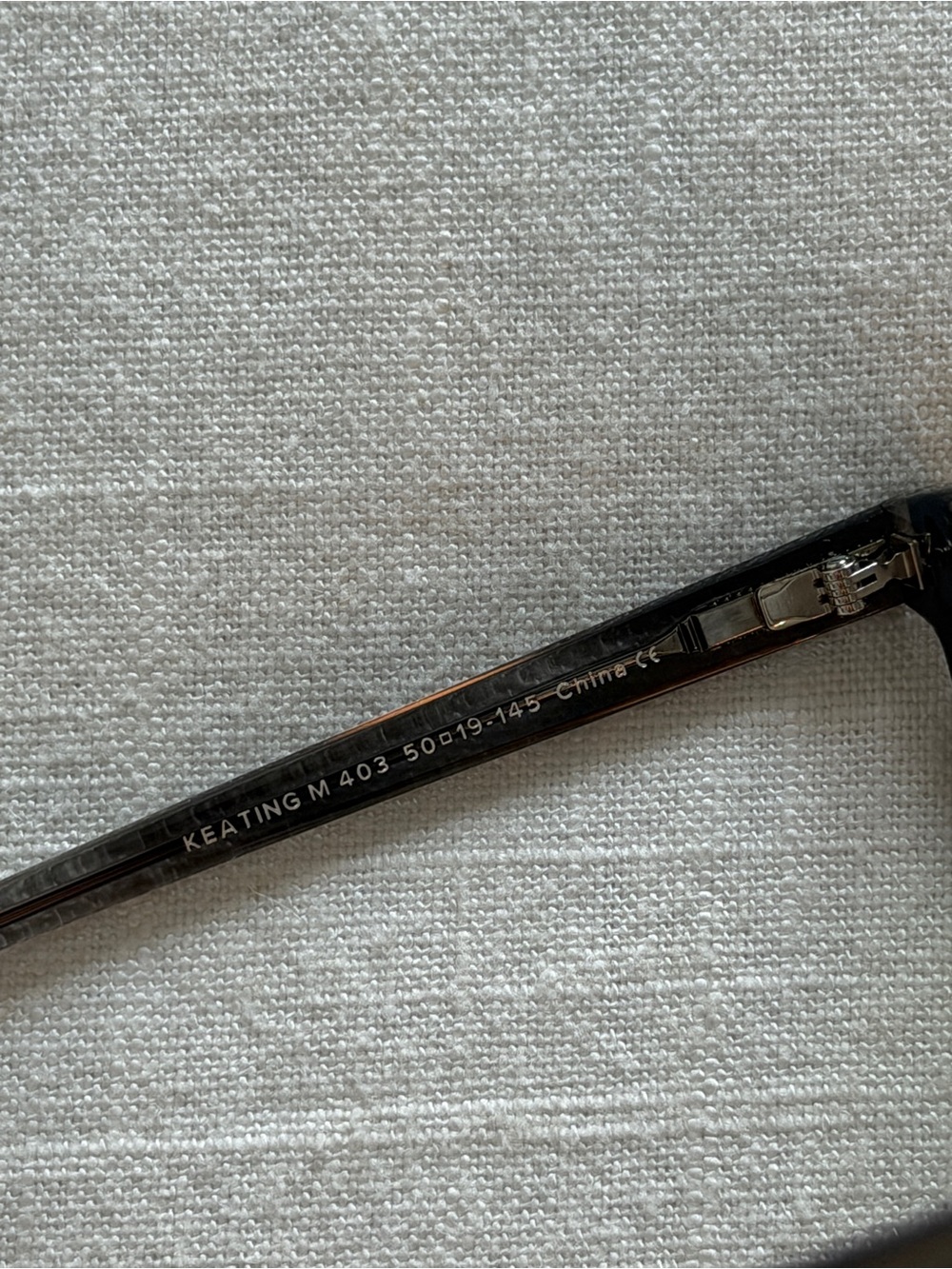 Warby Parker Prescription Keating Glasses in Ink Wash Grey - Picture 5 of 7